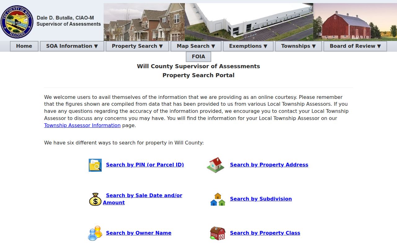 Romeoville residents directory property search portal
